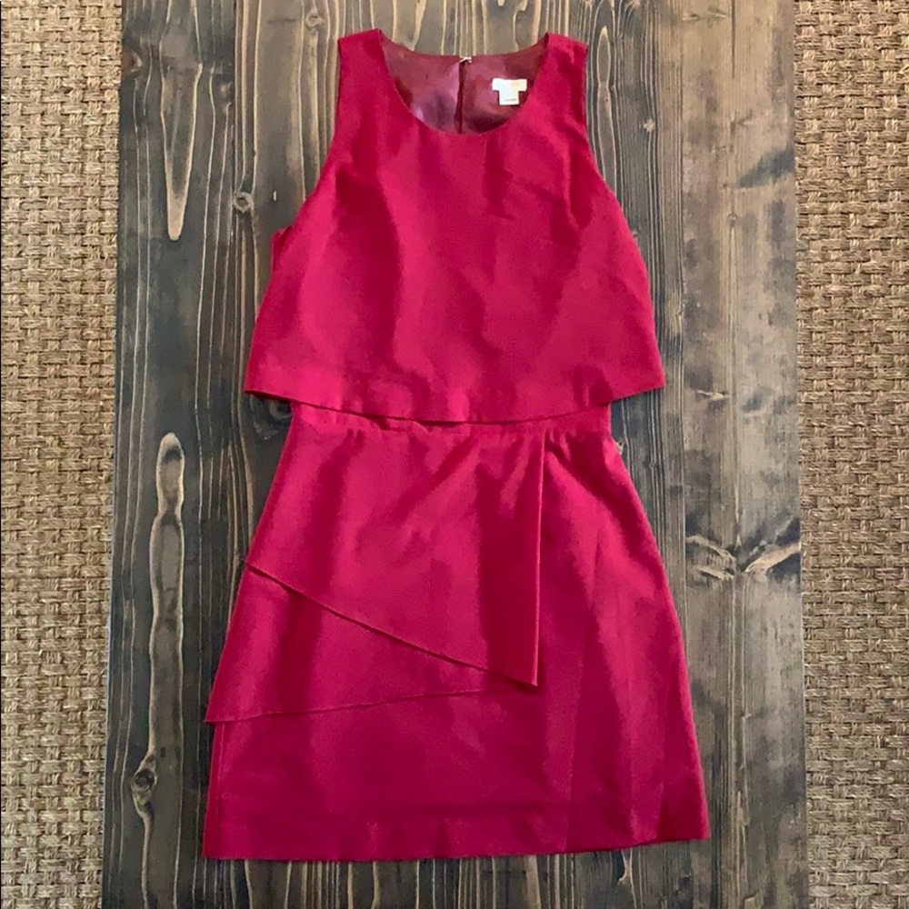 Jcrew Ruffle Mini Dress 00